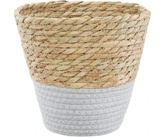 Boho vazono užvalkalas 25,5 cm pilkas AMBITION