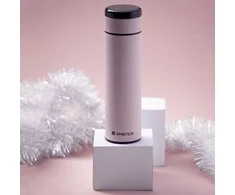 Buteliukas termo nerūdijančio plieno Indi 420 ml rožinė AMBITION