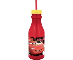 Butelis su šiaudeliais Cars 3 500 ml raudonas DISNEY