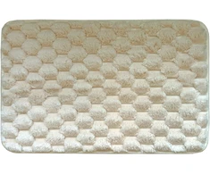 Camilla dygsniuotas kilimas 40 x 60 cm smėlio spalvos JOTTA