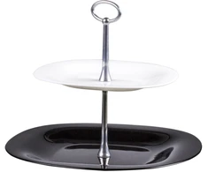 Dajar Tortinė dwupoziomowa Carine 28 cm balta ir-juoda LUMINARC