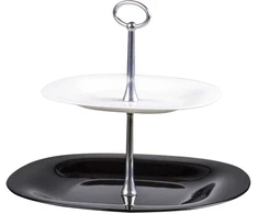 Dajar Tortinė dwupoziomowa Carine 28 cm balta ir-juoda LUMINARC