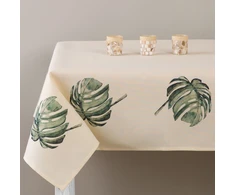 Dekoratyvinė staltiesė Botanic Monstera 160 x 280 cm AMBITION