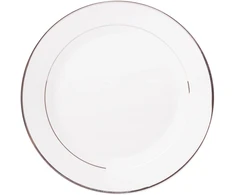 Desertinė lėkštė AMBITION AURA Sidabrinis, porcelianinė, 16,5 cm