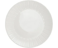 Desertinė lėkštė AMBITION Perla, baltos sp., porcelianas, 22 cm