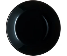 Desertinių lėkščių rinkinys 6 asmenims Zelie 18 cm juodos LUMINARC