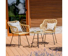 Lauko baldų komplektas PATIO Desire, smėlio