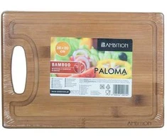 Dajar AMBITION Deska bambusowa PALOMA do krojenia su laikikliu (29270)