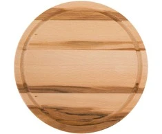 Medinė apvali pjaustymo lenta Woody 24 cm DOMOTTI