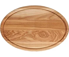 Medinė pjaustymo lenta ovali Woody 36 x 22 cm DOMOTTI