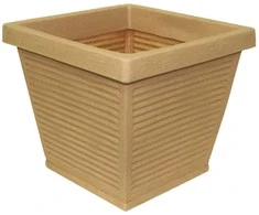 Fokus kvadratinis sodo vazonas 40 x 40 x 33 cm imbiero PATIO