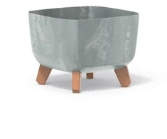 Prosperplast Kvadratinė gėlinė su betono efektu 24x24 cm
