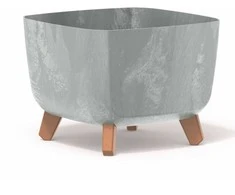 Prosperplast gracia kvadratinis vazonas betono efektas 29x29 cm