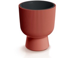 Prosperplast Plastikinis vazonas MILLY, ant kojos, su įdėklu, vario sp., 30 x 36,5 cm