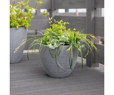 Patio POT 90233 40X 31CM PILKA