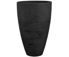 Apvalus sodo vazonas 40 x 60 cm antracitinis PATIO