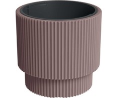 Prosperplast Plastikinis vazonas MILLY, su įdėklu, marsalos sp., 39,5 x 37,5 cm