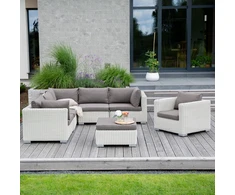 Lauko baldų komplektas PATIO Dorothee, baltas