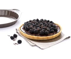 Pyrex Asimetria kepimo forma, 30 cm, anglinio plieno, ruda
