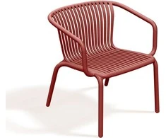 Prosperplast Brene Retro Raudona FERNE sodo kėdė