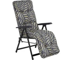 Lena Plus Juodas Edition G050-06PB PATIO sodo fotelis su atrama kojoms
