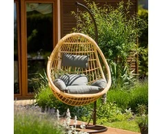 Eduard beige PATIO kokono pakabinama kėdė