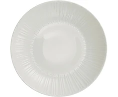 Sriubos lėkštė AMBITION Perla, baltos sp., porcelianas, 21,5 cm