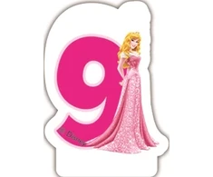 Gimtadienio žvakė 9 Princesės ir gyvūnai DISNEY