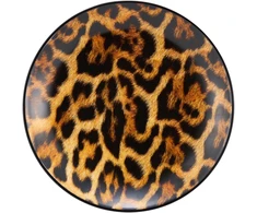 Gyvūnų deserto lėkštė 14,5 cm leopardo formos AMBITION