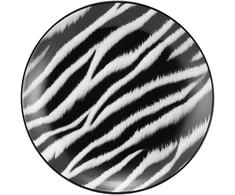 Gyvūnų deserto lėkštė 14,5 cm zebra AMBITION