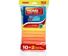 Spontex Home Sweet Home Mikropluošto universalios šluostės 12 vnt. NAMAI MALTI NAMAI