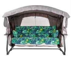 Sodo sūpynės su tinkleliu nuo uodų Ravenna Lux Juodas Edition G051-02IB PATIO