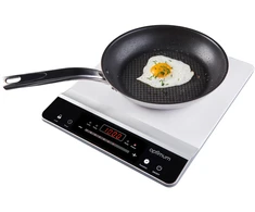 Indukcinė kaitlentė przenośna PW-1100 balta OPTIMUM