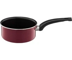 Emalia Olkusz PUODAS 16CM SU RANKEN BORDO 29406