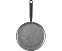 Keptuvė blynams su powłoką Qualum Basic Stone Edition Pedra 25 cm AMBITION