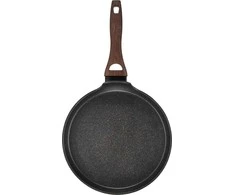Keptuvė blynams su powłoką Qualum Basic Stone Edition Darkwood 26 cm AMBITION