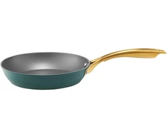Keptuvė su powłoką Qualum Basic Glam 28 cm žalia AMBITION