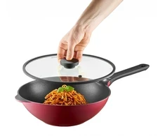 Keptuvė „Wok“ su „Qualum Basic Noel“ danga, 30 cm, AMBITION