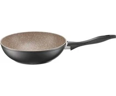 Keptuvė wok su powłoką Qualum Basic Stone Edition Arras 26 cm AMBITION