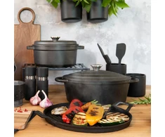 Staub Keptuvė żeliwna grilio Iron 30 cm AMBITION