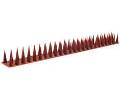 Plastikiniai paukščių smaigai 4,5 x 44,5 x 3,7 cm, 12 vnt., PATIO