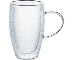 2 termo stiklinių rinkinys su rankena Bubble 450 ml AMBITION