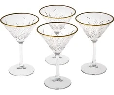 4 Timeless Gold martini stiklinių rinkinys 230 ml PASABAHCE