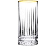 4 stiklinių rinkinys su auksiniu apvadu Elysia 280 ml PASABAHCE
