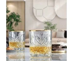 4 Timeless Gold 420 ml PASABAHCE žemų stiklinių rinkinys