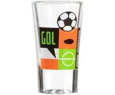 Kana Sportowy 6 degtinės stiklinių rinkinys Gol Kamuolys 25 ml SPORTS CHANNEL