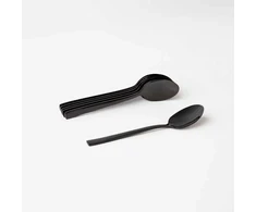 6 Prato arbatos šaukštelių rinkinys, 14 cm, juodos spalvos, AMBITION