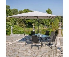 Lauko baldų komplektas PATIO Denver, antracito