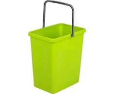 Branq perdirbimo šiukšliadėžė su rankena, žalias, 10l