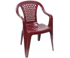 Bikuvalt Kėdė plastikinė bordo spalvos 54x56x80 cm Diamond 86215